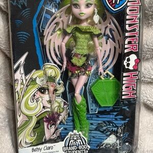 Mattel Monster High Batsy Claro Doll - Green and Black 2015